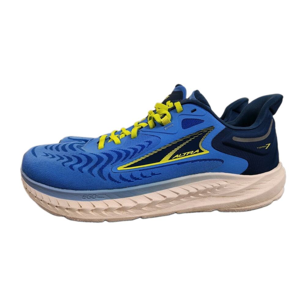 Altra Torin 7 Shoes Men's 11 Blue Zero Drop Cushioned Running Athletic Sneakers